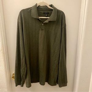 Van Heusen mens long sleeve polo